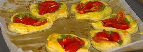 тарталетки с помидорами и соусом песто. Шаг 6