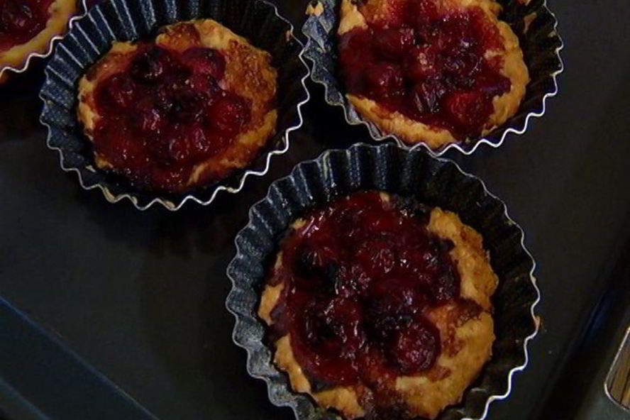 Рецепт тарталетки с вишней