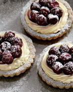 Тарталетки Снегурочкина вишня