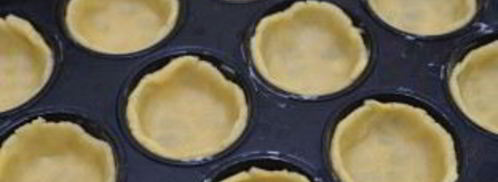 тарталетки в духовке с начинкой. Шаг 3