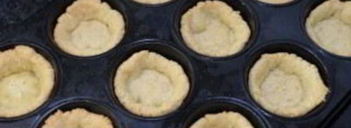 тарталетки в духовке с начинкой. Шаг 4