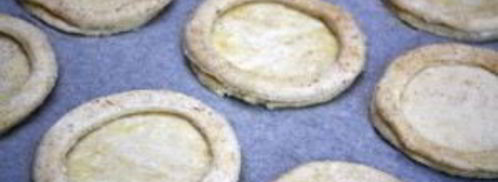 творожные тарталетки с куриным салатом. Шаг 3