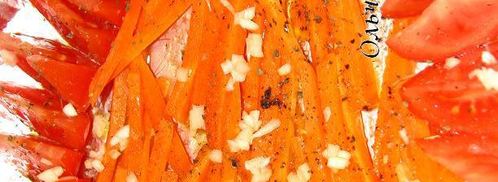 закусочные рисовые тарталетки с запеченными овощами и куриным филе под сыром. Шаг 6