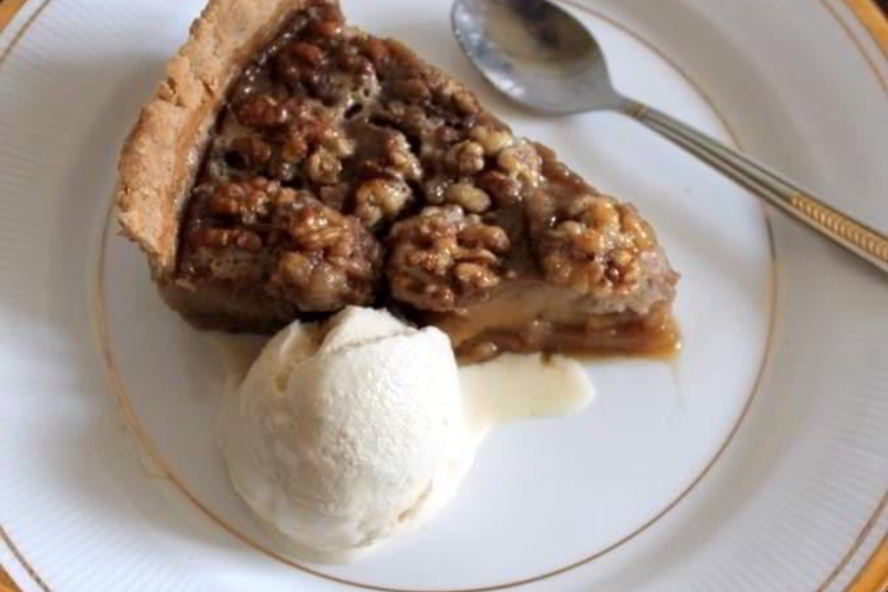 Рецепт банановый тарт с медом и грецкими орехами