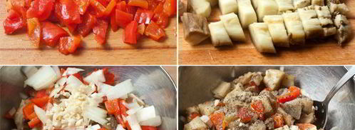 быстрый тарт с баклажанами. Шаг 3