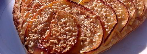 французский хрустящий тарт с яблоками и корицей. Шаг 4