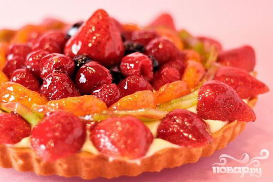 Рецепт фруктово-ягодный тарт