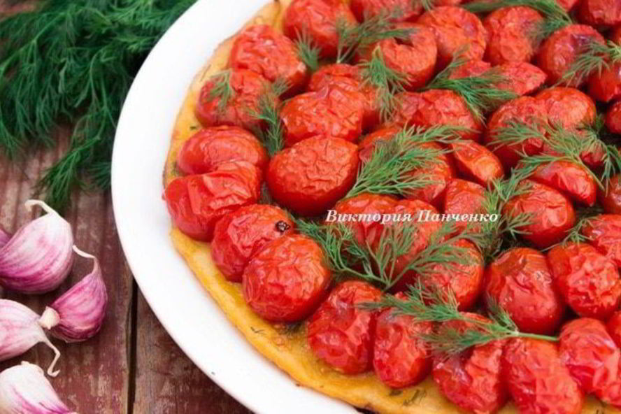 Рецепт картофельный тарт с черри и укропом