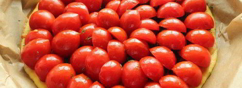 картофельный тарт с черри и укропом. Шаг 7