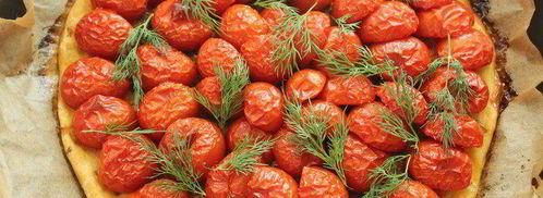 картофельный тарт с черри и укропом. Шаг 8