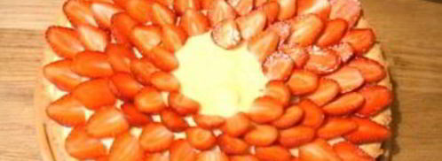 клубничный тарт с заварным кремом. Шаг 6