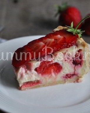 Клубничный тарт со сметаной