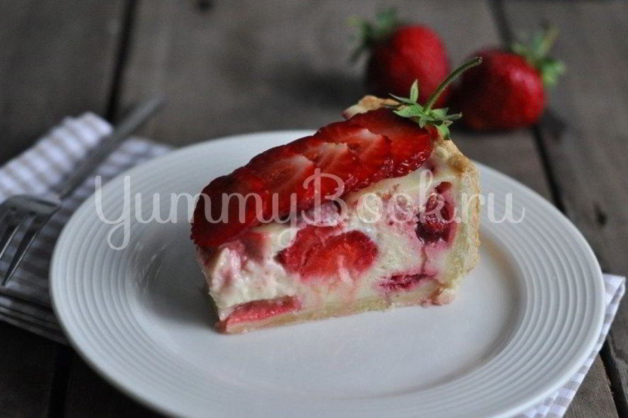 Рецепт клубничный тарт со сметаной