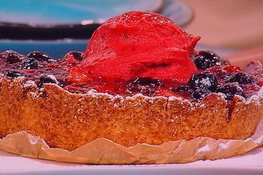 Рецепт летний ягодный тарт и ягодный сорбе