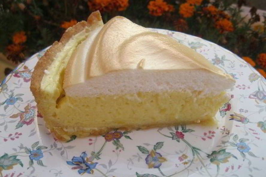 Рецепт лимонный тарт с меренгой