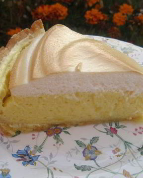Лимонный тарт с меренгой