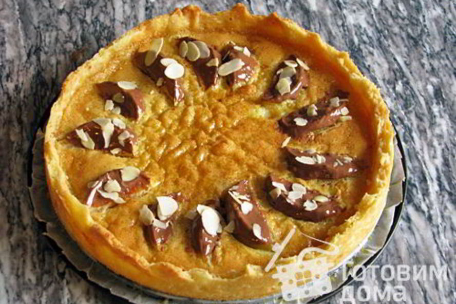 Рецепт марципановый тарт с яблоками