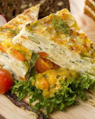 Морковный тарт с травами