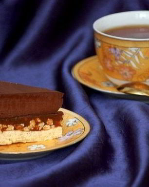 Шоколадно-карамельный тарт