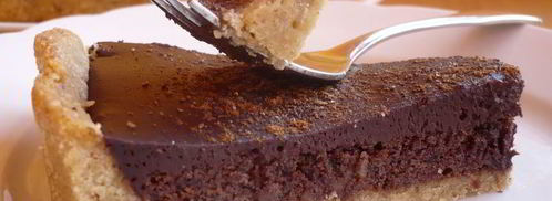 шоколадно-сливочный тарт только мысли все о нем и о нем. Шаг 13