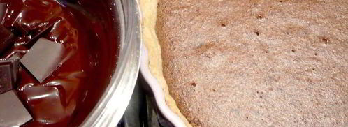 шоколадно-сливочный тарт только мысли все о нем и о нем. Шаг 9