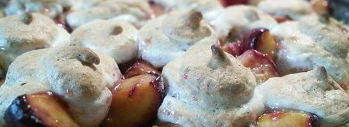 сливовый тарт с ореховым безе. Шаг 11