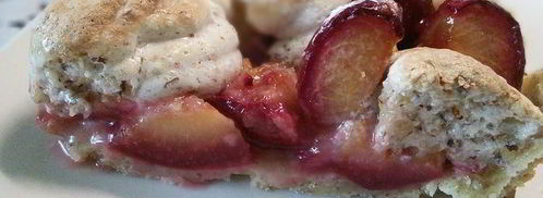 сливовый тарт с ореховым безе. Шаг 12