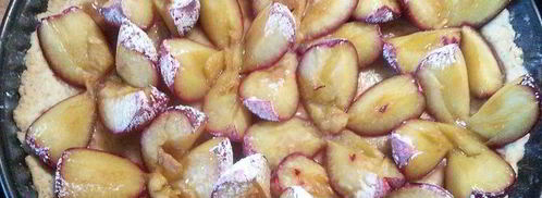 сливовый тарт с ореховым безе. Шаг 7