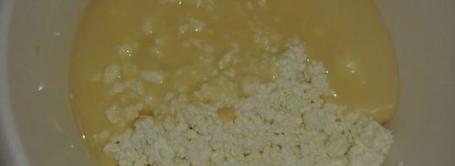 тарт без выпечки с творогом и нектаринами. Шаг 3