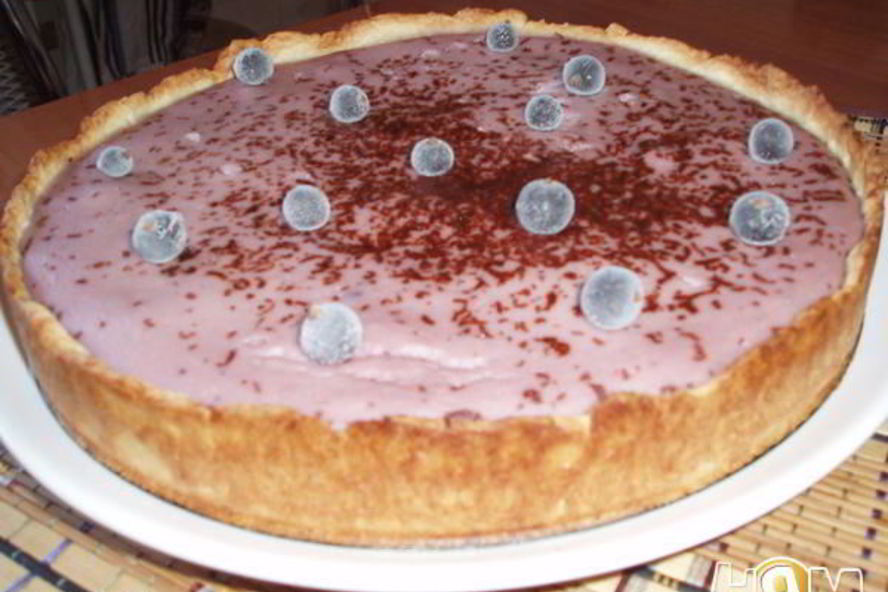 Рецепт тарт йогуртово-творожно-банановый