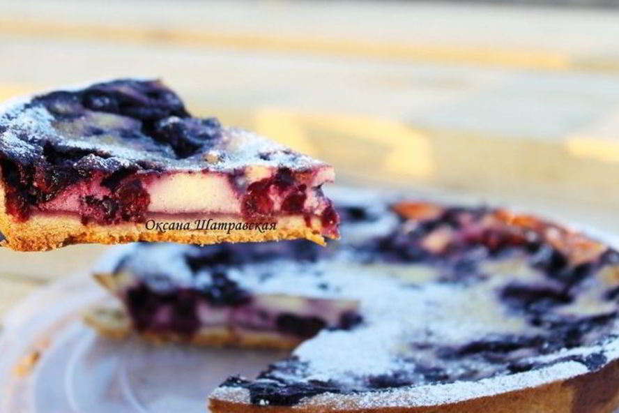 Рецепт тарт с черникой