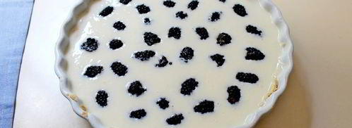 тарт с ежевикой и сметанной заливкой. Шаг 3