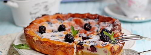 тарт с ежевикой и сметанной заливкой. Шаг 4