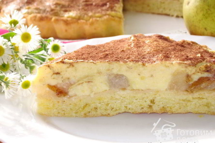 Рецепт тарт с грушами