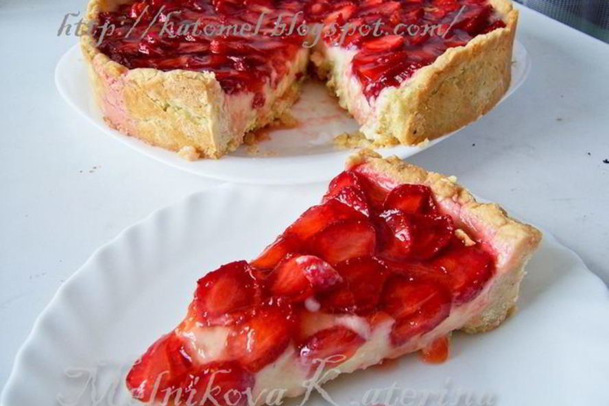 Рецепт тарт с клубникой и розмариновым кремом