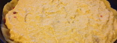 тарт с малиной и заварным медовым кремом. Шаг 7