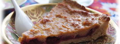 тарт с малиной и заварным медовым кремом. Шаг 9