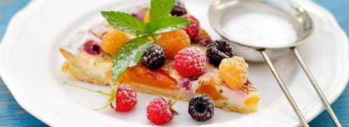 тарт с малиной, нектаринами и тимьяном. Шаг 8