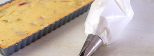 тарт с ревенем, заварным кремом и меренгой. Шаг 17