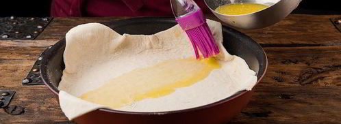 тарт с творогом, помидорами черри и базиликом. Шаг 6