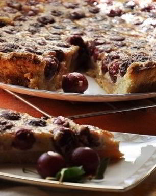 Тарт с вишней и белым шоколадом