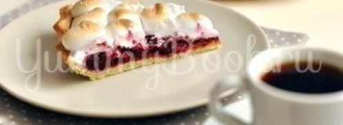 тарт с вишней и меренгой. Шаг 19