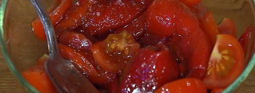 тартин с запеченным сладким перцем и тунцом. Шаг 4