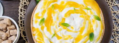 творожный тарт с персиками. Шаг 22