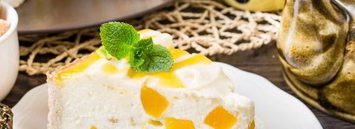 творожный тарт с персиками. Шаг 24