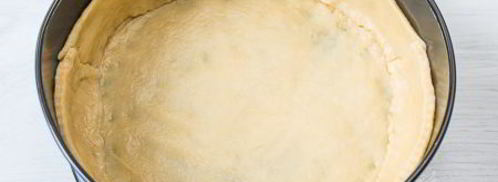 творожный тарт с персиками. Шаг 4