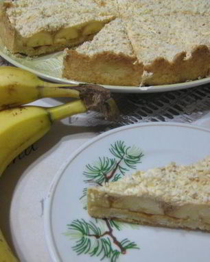 Восхитительный банановый тарт с карамелью