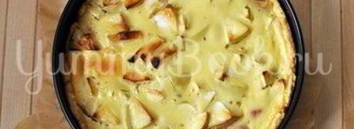 яблочный тарт с ревенем. Шаг 9