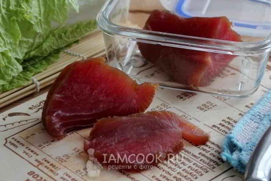 Рецепт тунец маринованный