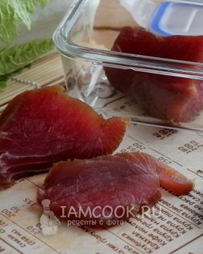 Тунец маринованный